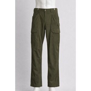 Alaskan Hardgear Mens Green Ripstop Utility Work Pants Rugged Jobsite 36x34